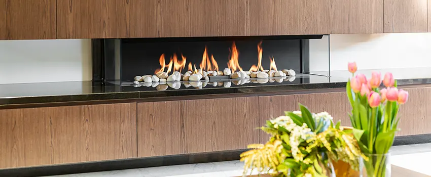 Double-height Fireplace Design Refurbishment in Riverbank, California